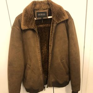Guess Men’s Faux Fur Jacket